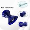 COLOFULWAY 4" Boat Trailer Roller Assembly Poly Bow Roller with Spoke fits 1/2" Shaft, Polyurethane(Blue) view 4