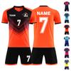 Custom Soccer Shorts Jerseys for Men Women - Personalized Football Team Training Uniform - Any Name Number Logo Image - Breathable Futbol Jersey(Orange) view 1