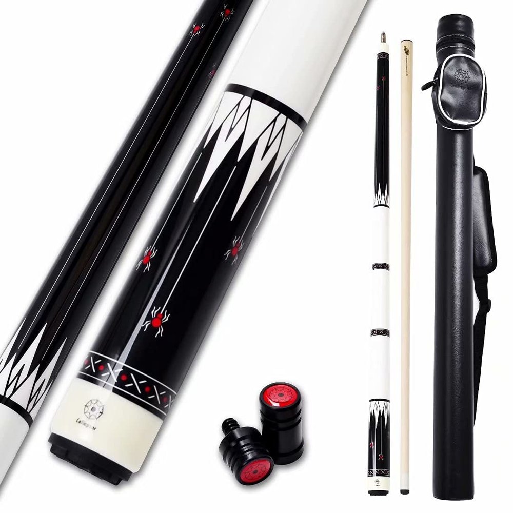 Collapsar Pool Cue with 1X1 Hard Case Low Deflection Technology Billiard Cue Stick Set