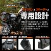 DOPPELGANGER WPS DBT607-BK Side Bag, Tarpaulin Saddle Bag, Black view 2