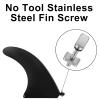 6 Pieces Surfing Accessories No Tool Stainless Steel Fin Screw Thumb Fin Screw for Men Women Surfboard Surf Longboard Paddleboard and SUP view 4