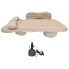 FAVOMOTO 1set Split Car Inflatable Bed Travel Sleeping Pad for Back Seat Flocking Material Pump Easy to Install Car Mattress for Camping and Leisure view 1