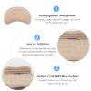 FAVOMOTO 1set Split Car Inflatable Bed Travel Sleeping Pad for Back Seat Flocking Material Pump Easy to Install Car Mattress for Camping and Leisure view 4