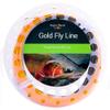 ANGLER DREAM Gold Fly Line 90FT Weight Forward Floating 2 3 4 5 6 7 8 9WT Fly Fishing Line (Orange + Gray, WF7F-100FT) view 2