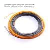 ANGLER DREAM Gold Fly Line 90FT Weight Forward Floating 2 3 4 5 6 7 8 9WT Fly Fishing Line (Orange + Gray, WF7F-100FT) view 3