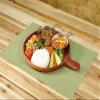 Captain Stag UP-2679 Wooden Tableware, Tableware, Curry Plate, Plate with Handle, 9.8 inches (25 cm), Wood Breath view 4