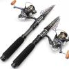 Rod Reel Combos, Shrink Lure Rod and 13BB Reel, Trout Rod, Fishing Rod and Reel Set, Surf Fishing Rod, Long-Range Bait Rod, Bait Weight 10-50g, Sea Bass Fishing Rod, Rock Fishing, Bass Fishing ZYHYD view 1