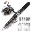 Rod Reel Combos, Shrink Lure Rod and 13BB Reel, Trout Rod, Fishing Rod and Reel Set, Surf Fishing Rod, Long-Range Bait Rod, Bait Weight 10-50g, Sea Bass Fishing Rod, Rock Fishing, Bass Fishing ZYHYD view 3