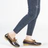 GAWBAW Flat Duck Shoes for Women - Slip On Waterproof Winter Ankle Rain Boots Short Garden Shoes view 2