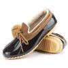 GAWBAW Flat Duck Shoes for Women - Slip On Waterproof Winter Ankle Rain Boots Short Garden Shoes view 3