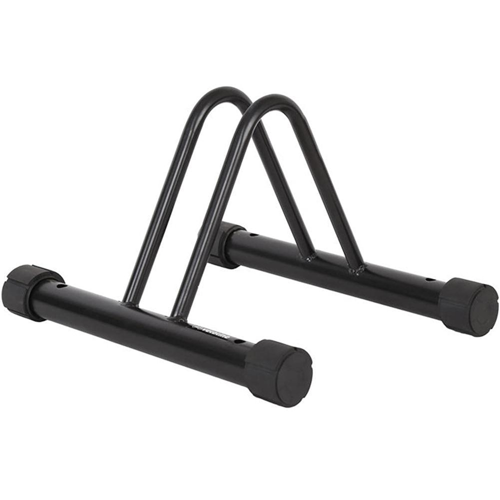 ICRPSTU Bike Rack Floor Parking Single Indoor Home Storage Garage Rack Stands, Stainless Steel Bike Parking Stand, 2" Tire Width