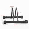 ICRPSTU Bike Rack Floor Parking Single Indoor Home Storage Garage Rack Stands, Stainless Steel Bike Parking Stand, 2" Tire Width view 2