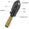Backpacking Trowel Camping Shovel Hiking Trowel Gardening Tool Multitool 9 in 1 Multi-Purpose Tool with Carrying Bag and Paracord Good for Digging Metal Detecting Gardening and Outdoor Survival view 3
