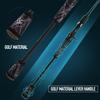 One Bass Fishing Pole 24 Ton Carbon Fiber Casting and Spinning Rods - Two Pieces, SuperPolymer Handle Fishing Rod for Bass Fishing -Black-Cast-6'0" view 3
