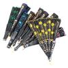 DUO ER Fan Peacock Pattern Folding Hand Held Embroidered Sequin Gift Fan (Color : E, Fan Size : 9.5 inches) view 3