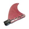 YXMY2020 Surfboard Fins Fiberglass Quad Surf Board Fin Surfing Tail Rudder for Paddle Board Surfboard Fin Replacement for Surfboard Modification (Color : Burgundy) view 1