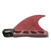 YXMY2020 Surfboard Fins Fiberglass Quad Surf Board Fin Surfing Tail Rudder for Paddle Board Surfboard Fin Replacement for Surfboard Modification (Color : Burgundy) view 2