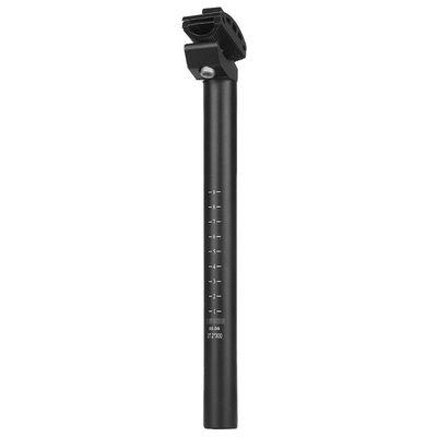 1PC Bike Seat Post Adjustable Suspension Seatpost Alumium Alloy Double Track Bicycle Seatpost Black 27.2mm