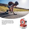 10PCS Skateboard Bearings Mini Steel Bearings, Skateboard Bearings Double Shielded Ball Bearings 608RS- ABEC-7 Replacement Parts Red view 4