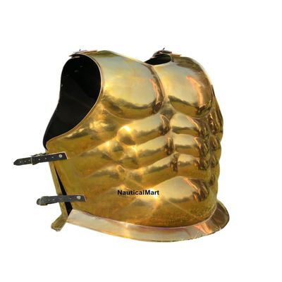 Nautical-Mart Brass Antique Medieval Roman Greek Muscle Armor Cuirass w/Apron Belt