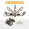 AA-Racks J-Style Bilateral Folding Kayak Carrier for Canoe, 180 Folding Motion Kayak Roof Rack for SUP,Surfboard and Ski Board on SUV, Car and Truck view 4