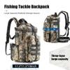 BLISSWILL Fishing Backpack Waterproof Backpack with Rod Holder-fish gear-fishing gifts for men view 3