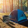 WZFANJIJ Portable Folding Toilet, Washable ABS Plastic Camping Toilet for Travel Suitable for Travel, Outdoor Commode Hiking, Camping, Boating, Traffic Jam,Camouflagegreen view 2