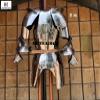 Nautical-Mart LARP Gothic Armour Complete Warrior Breastplate Arm Set Half Armor Plated Metal Costume view 3