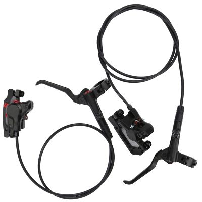 Keenso Hydraulic Disc Brake Set, 1 Pair Hydraulic Disc Brake Mountain Front and Rear Brake Levers Set & Parts & Parts