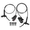 Keenso Hydraulic Disc Brake Set, 1 Pair Hydraulic Disc Brake Mountain Front and Rear Brake Levers Set & Parts & Parts view 2