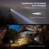Lepro LED Headlamp Flashlights, 1500Lux Head Lamp with 6 Lighting Modes and Red Light, IPX4 Waterproof Headlamp for Camping Hiking Backpacking Fishing, Adjustable Headband Suit for Adults Kids 2 Pack view 3
