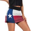 BGXW Womens Sports Skort Texas Lone Star Flag Barn Wood Summer Athletic Tennis Skirt Golf Skorts with Pockets view 1