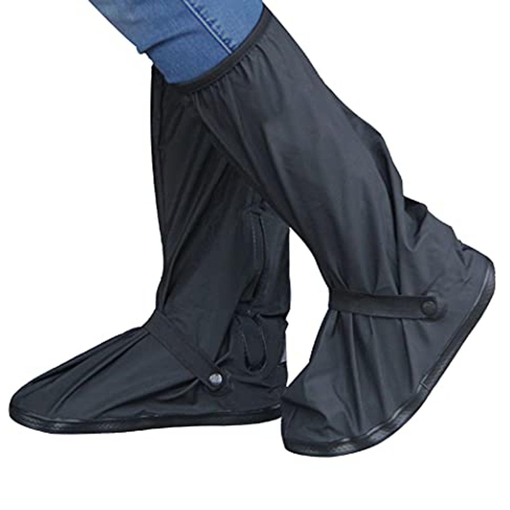 McBiuti Waterproof Rain Boot Shoe Covers,Unisex Reusable Foldable Overshoes, Resistant Rain Ankle high top Boots Non-Slip Washable Protection