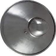 Medieval Plain Steel Buckler, 9"