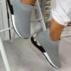 oiangi Women's Athletic Walking Shoes Casual Mesh-Breathable Comfortable Non-Slip Work Sneakers Grey view 3