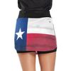 BGXW Womens Sports Skort Texas Lone Star Flag Barn Wood Summer Athletic Tennis Skirt Golf Skorts with Pockets view 4