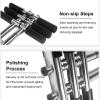JLXJ 3 Steps Telescopic Ladder for Boat/Swimming Pool, Stainless Steel Dual Vertical Telescoping Tube Ladders for Marine Pontoon, Load: 200kg view 4