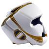 Ultimatr - Elite Head Guard White Gold - Boxing MMA Muay Thai Taekwondo Training (L/XL) view 3