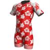 Sparx Mens Triathlon Suit - Aero Triathlon Suit Men - Short Sleeve Tri Suit Racesuit (2XL, Hisbiscus) view 1