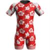 Sparx Mens Triathlon Suit - Aero Triathlon Suit Men - Short Sleeve Tri Suit Racesuit (2XL, Hisbiscus) view 2