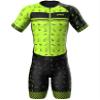 Sparx Mens Triathlon Suit - Aero Triathlon Suit Men - Short Sleeve Tri Suit Racesuit (2XL, Anchors) view 2