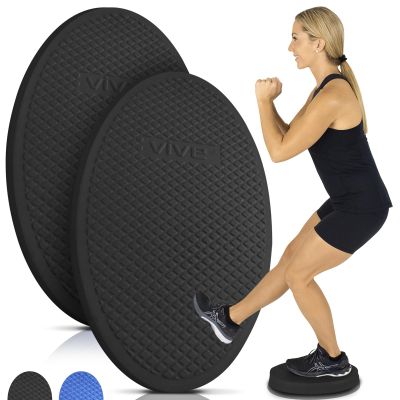 Vive Balance Pad (2 Pack) - Physical Therapy Foam Stability Trainer - Non-Slip Wobble Cushion for Exercise, Rehabilitation, Workouts, Yoga, Core Strength, Pilates - Device for Women, Men & Kids