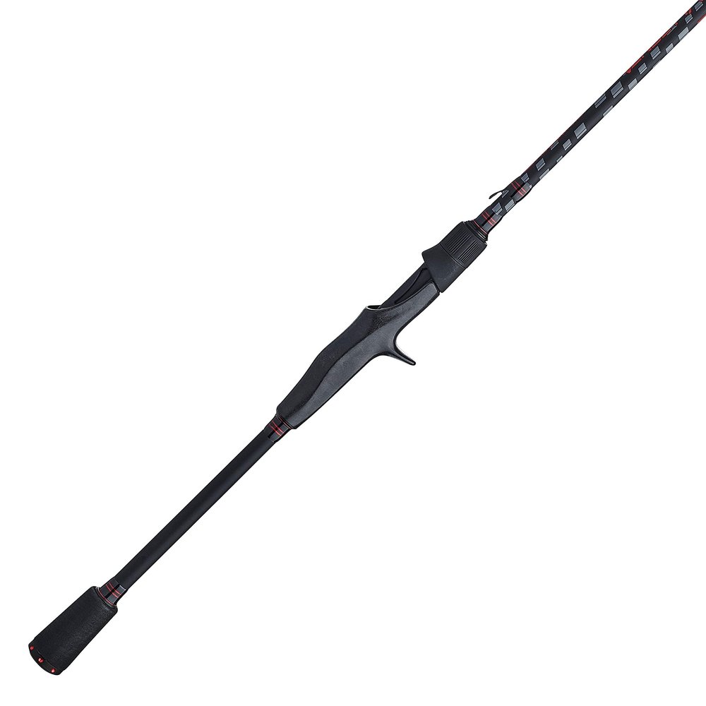 Abu Garcia 7 Vendetta Casting Fishing Rod, 1-Piece Rod, 12-20lb Line Rating, Medium Heavy Rod Power, Fast Action, 1/4-1 oz. Lure Rating, Black