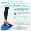Vive Oval Balance Pad - Wobble Cushion For Physical Therapy And Rehabilitation Equipment - Soft Stability Trainer Foam For Workouts, Yoga, Core Strength And Pilates - Device For Women, Men And Kids view 2