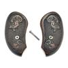 Compatible Replacement for Bond Arms Derringer Premium XL Grips Solid Wood w/Gentleman Scroll view 1
