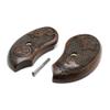 Compatible Replacement for Bond Arms Derringer Premium XL Grips Solid Wood w/Gentleman Scroll view 2