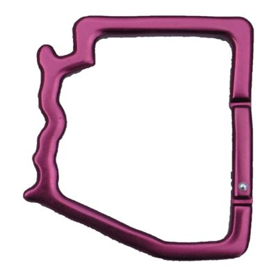 Arizona Carabiner Maroon by Thirty7 Lightweight Aluminum Golf Towel Clip Keychain Key Chain Sun Devils Wildcats Cardinals Diamondbacks Suns Coyotes 
