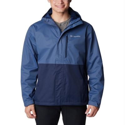 Columbia Men's Hikebound Jacket, Dark Mountain/Collegiate Navy, Large