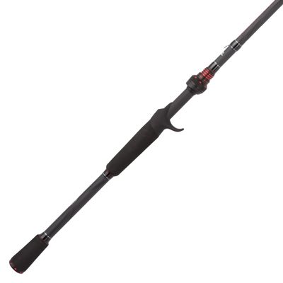 Abu Garcia 73 Vendetta Casting Fishing Rod, 1-Piece Rod, 14-30lb Line Rating, Heavy Rod Power, Fast Action, 3/8-1 1/2 oz. Lure Rating, Black