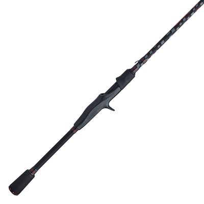 Abu Garcia 66 Vendetta Casting Fishing Rod, 1-Piece Rod, 12-20lb Line Rating, Medium Heavy Rod Power, Fast Action, 1/4-1 oz. Lure Rating, Black